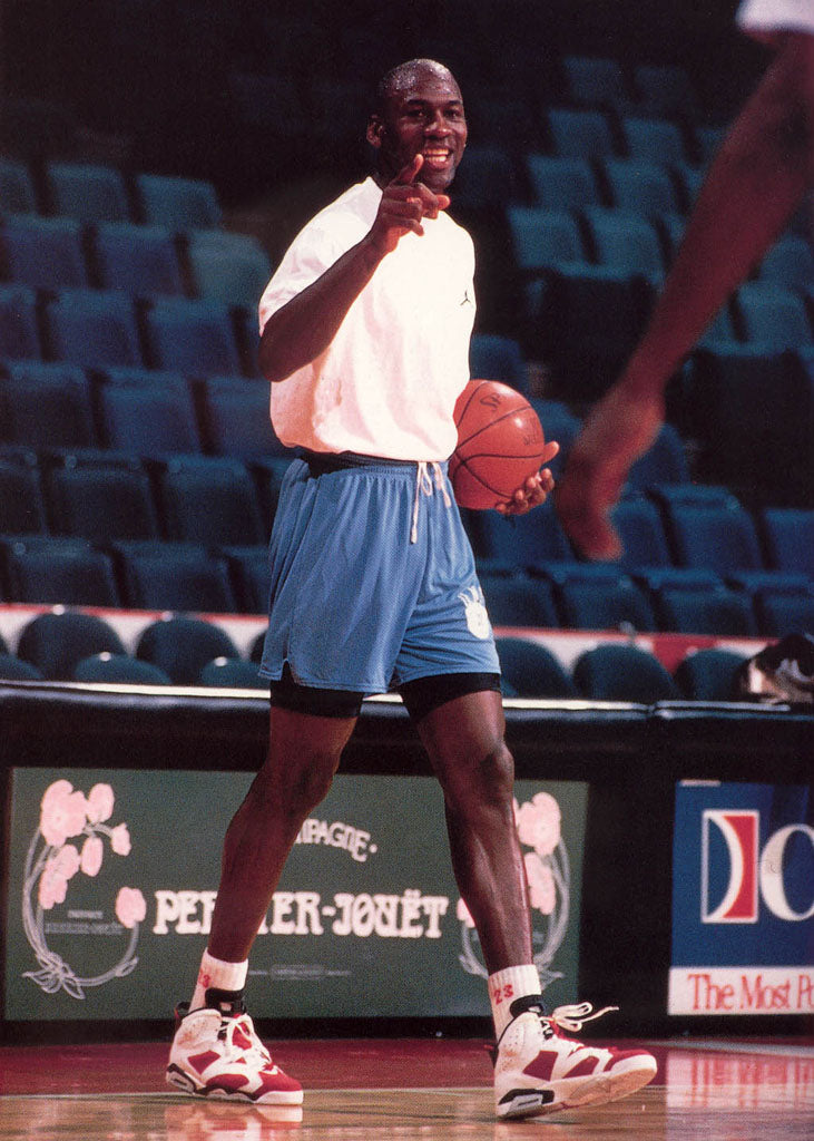 Mj wearing jordan fashion 6