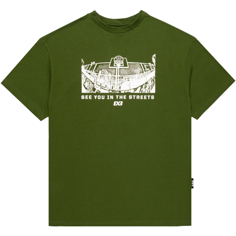 3X3 Downtown T-Shirt 'Forrest Green'