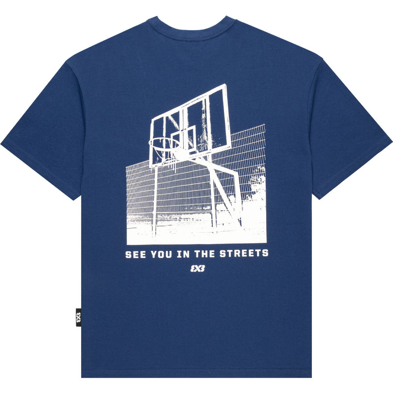 3X3 Streetcourt T-Shirt 'Dark Blue'