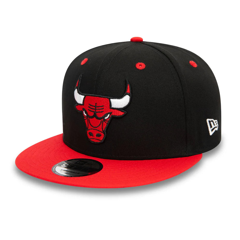 New Era 9FIFTY Snapback Chicago Bulls NBA Team Colour Black Red Bouncewear