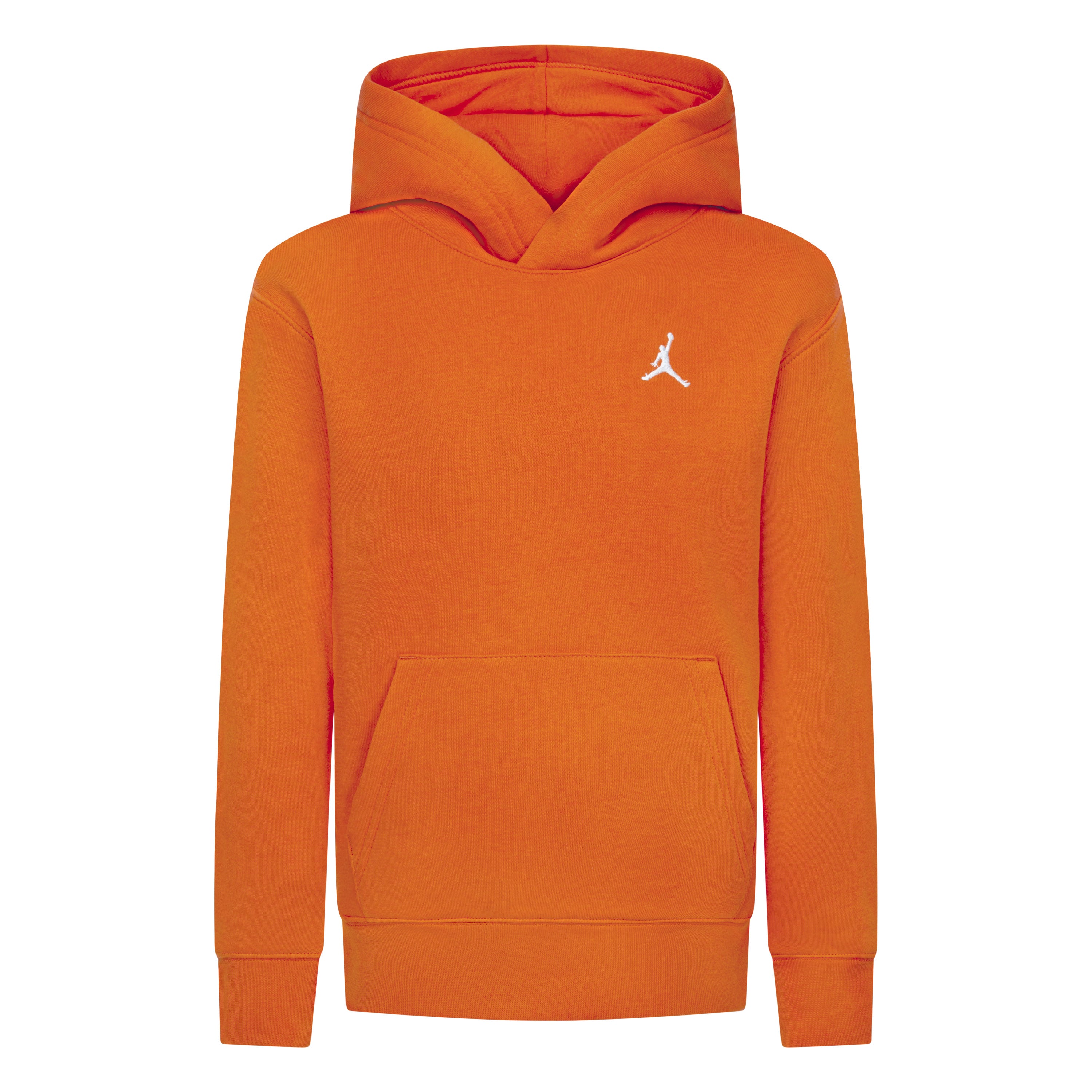 Jordan Brooklyn Essential Fleece Kids Hoodie 'Team Orange