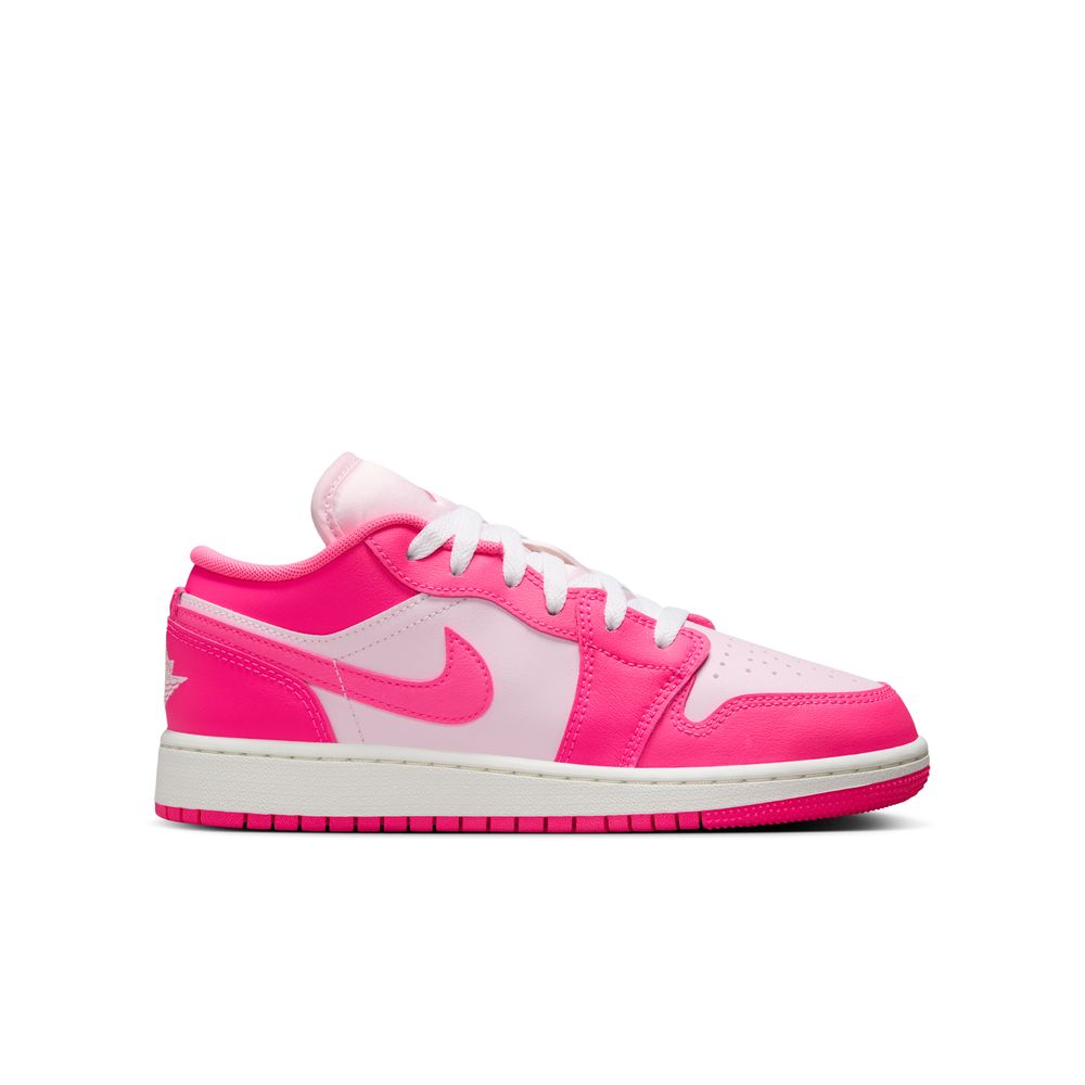 Air Jordan Low Big Kids' Shoes (GS) 'Pink Foam/Hyper Pink/White