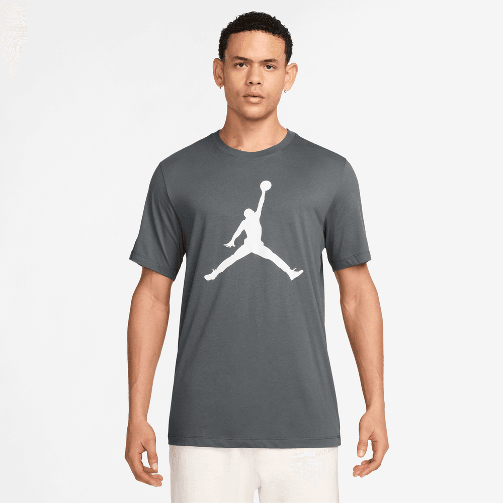 White Grey Jordan Shirt Mens Shirt Price Men Jordan Shirts Jordan Jumpman Men's Short-Sleeve T