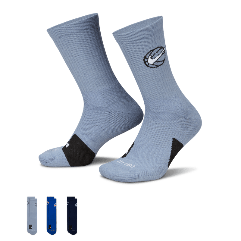Nike Everyday Crew Basketball Socks (3 Pair) 'Multi Color'