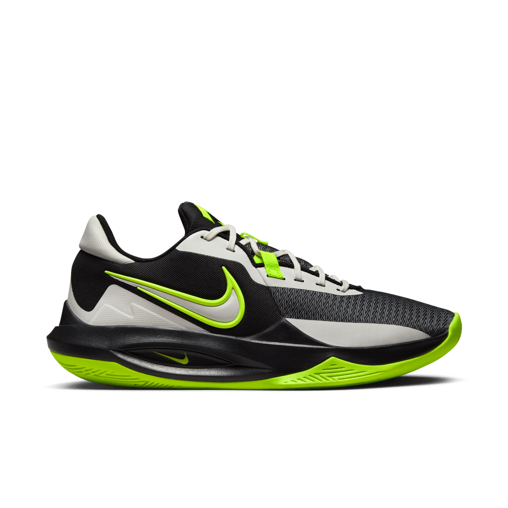Nike Precision 6 Basketball Shoes Black Volt Sail Bouncewear