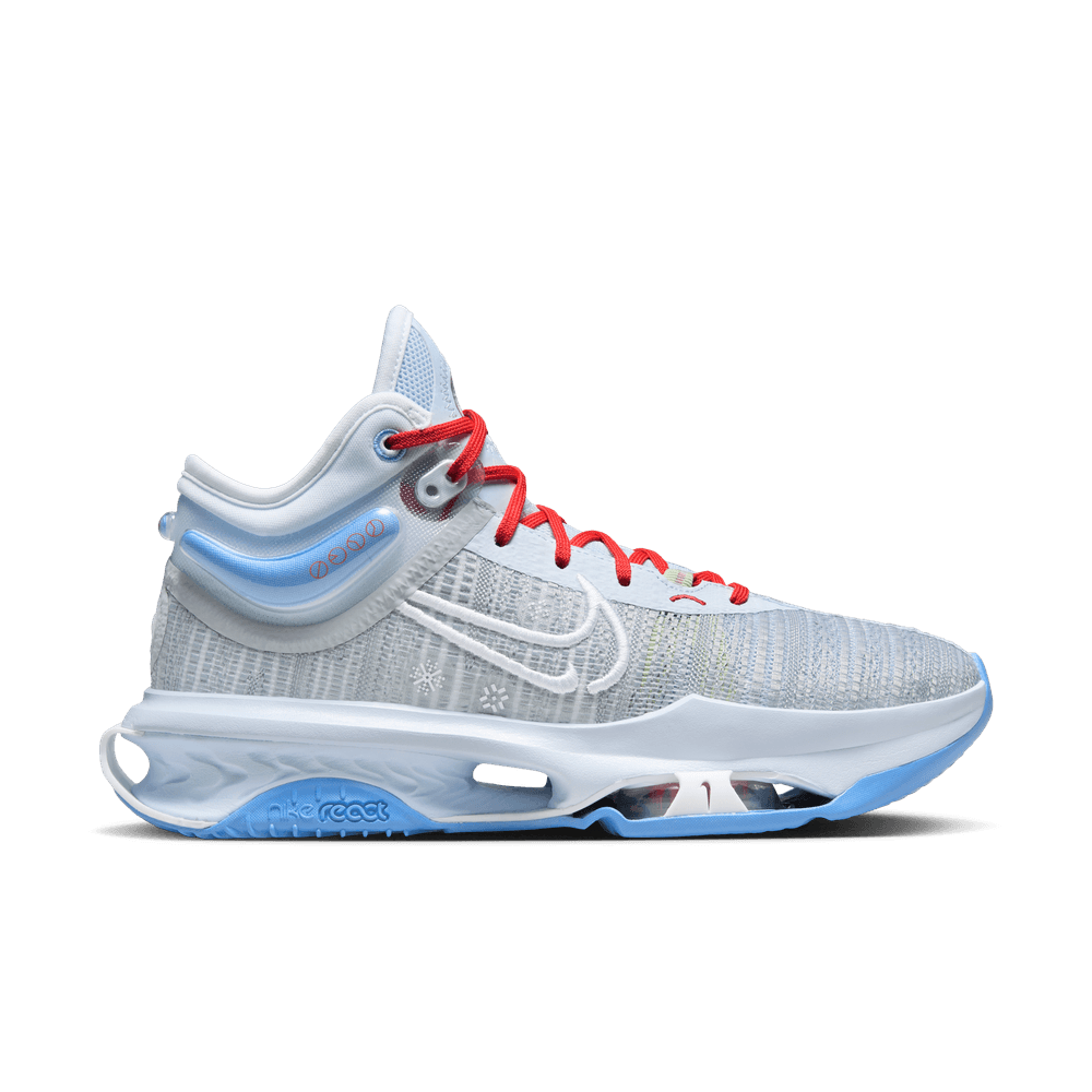 Nike G.T. Jump 2 Men s Basketball Shoes Grey White Blue Bouncewear