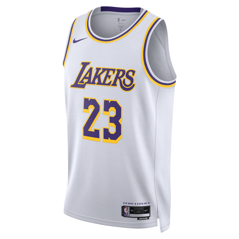 Lebron lakers jersey swingman sales