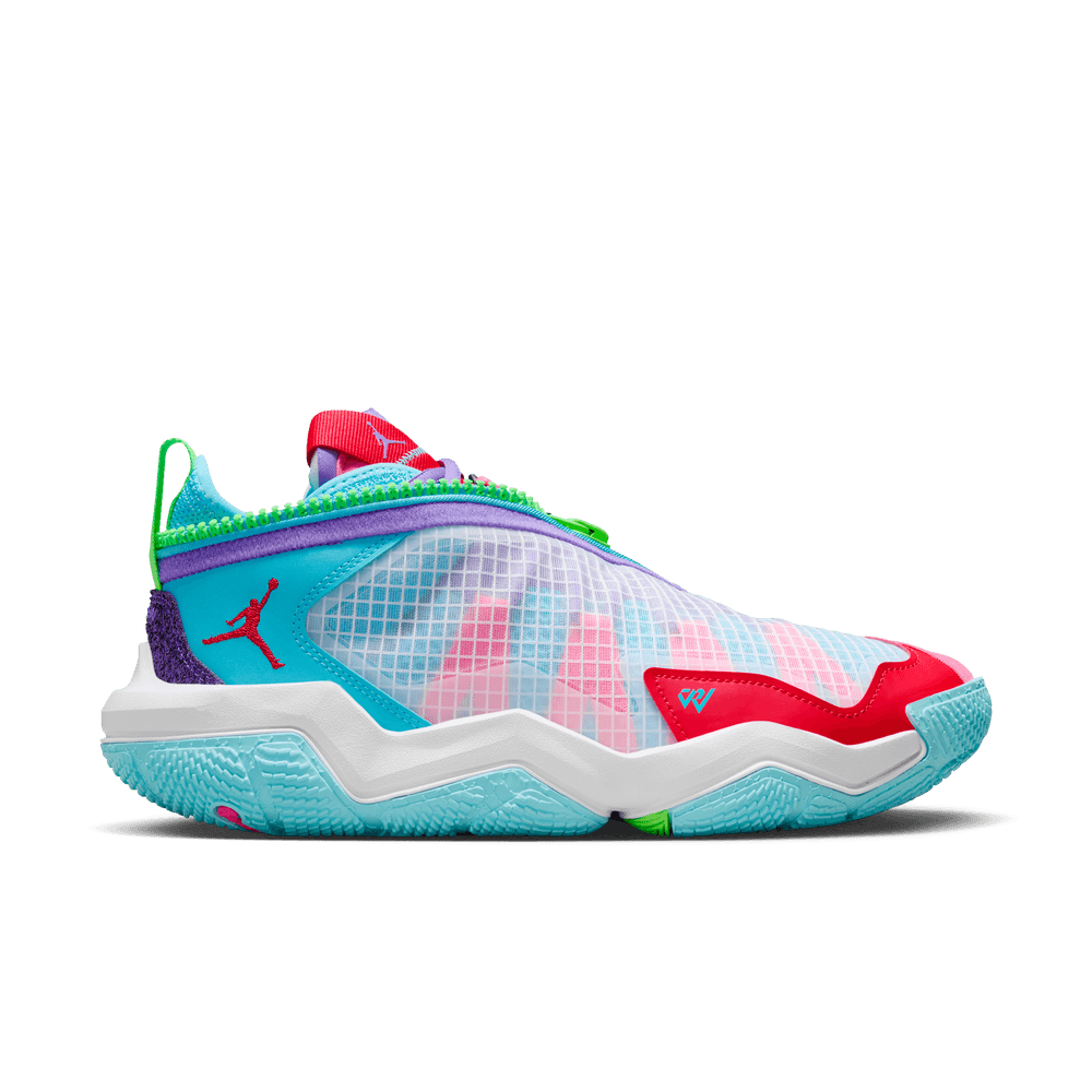 Russell Westbrook Jordan Why Not .6 Men s Shoes White Red Blue Bouncewear