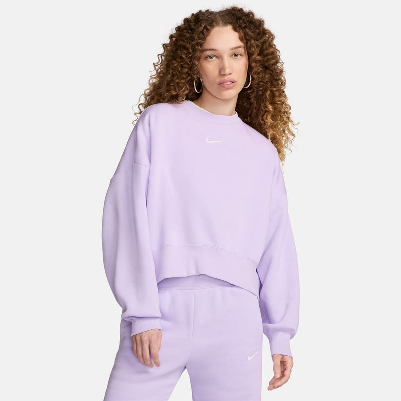 Nike Sportswear Phoenix Fleece Women's Over-Oversized Crew-Neck Sweatshirt 'Violet/Sail'
