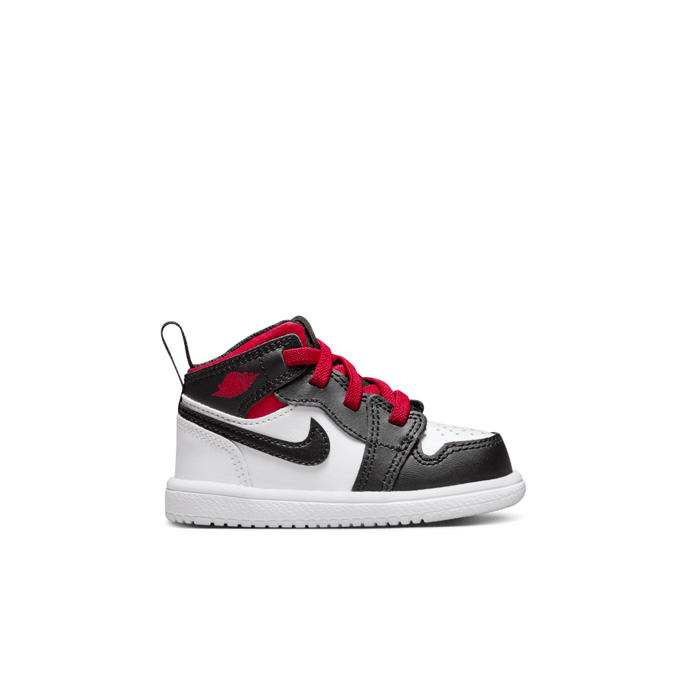 Jordan 1 Mid Alt Baby/Toddler Shoe (TD) 'White/Red/Black'