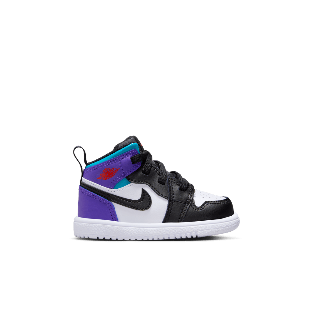 Jordan 1 Mid Alt Baby/Toddler Shoes (TD) 'White/Black