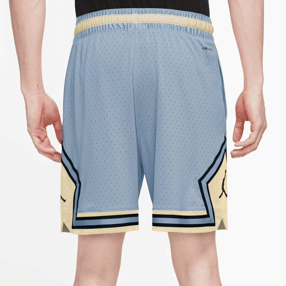 Blue and yellow jordan shorts sales