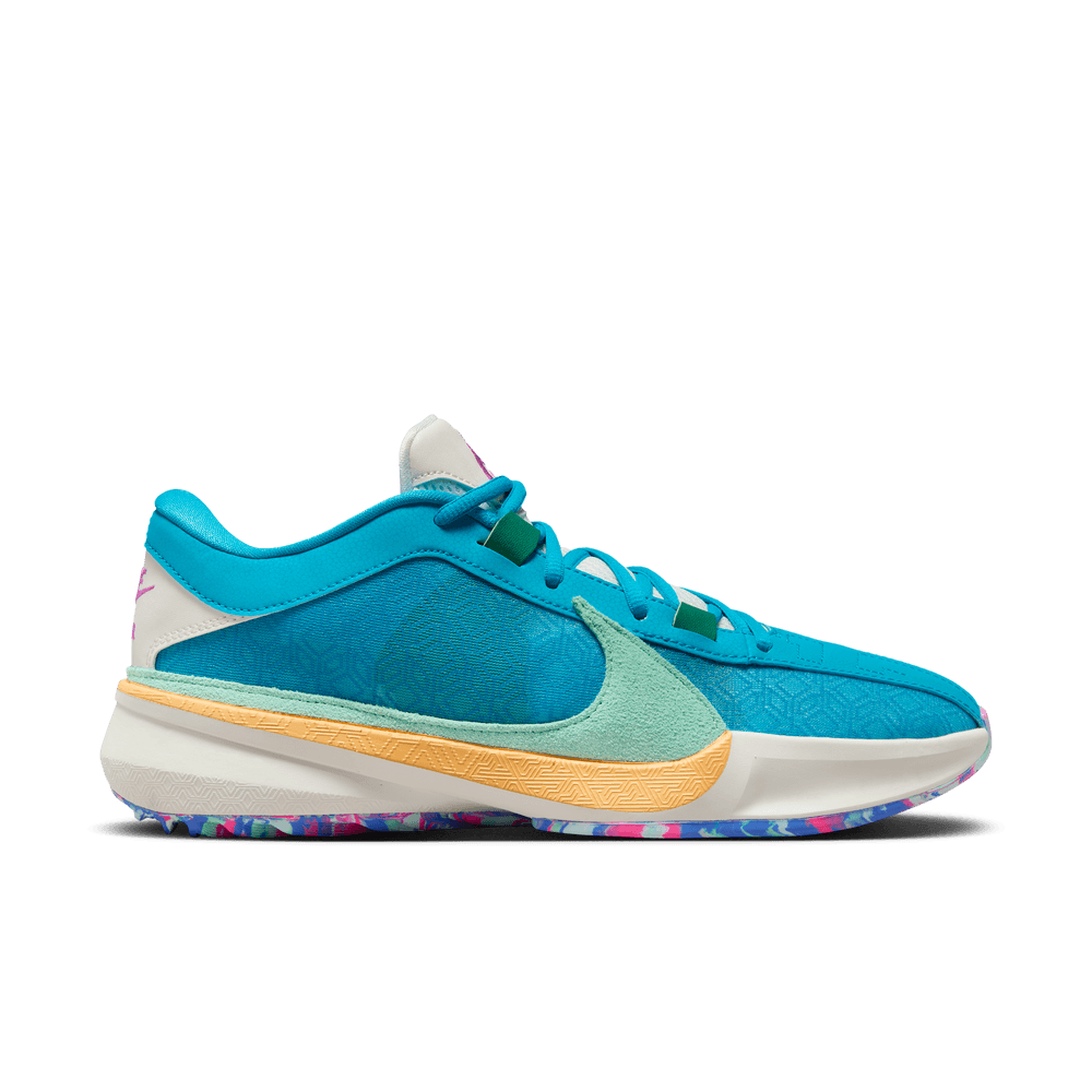 Giannis Antetokounmpo Freak 5 Basketball Shoes Blue Emerald Bouncewear Giannis Antetokounmpo Freak 5 Basketball Shoes Blue Emerald Bouncewear