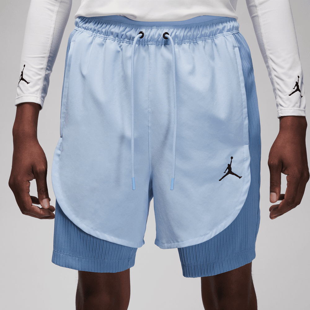 Jordan Flight Cotton Fleece Shorts In Royal Tint/ Royal Tint