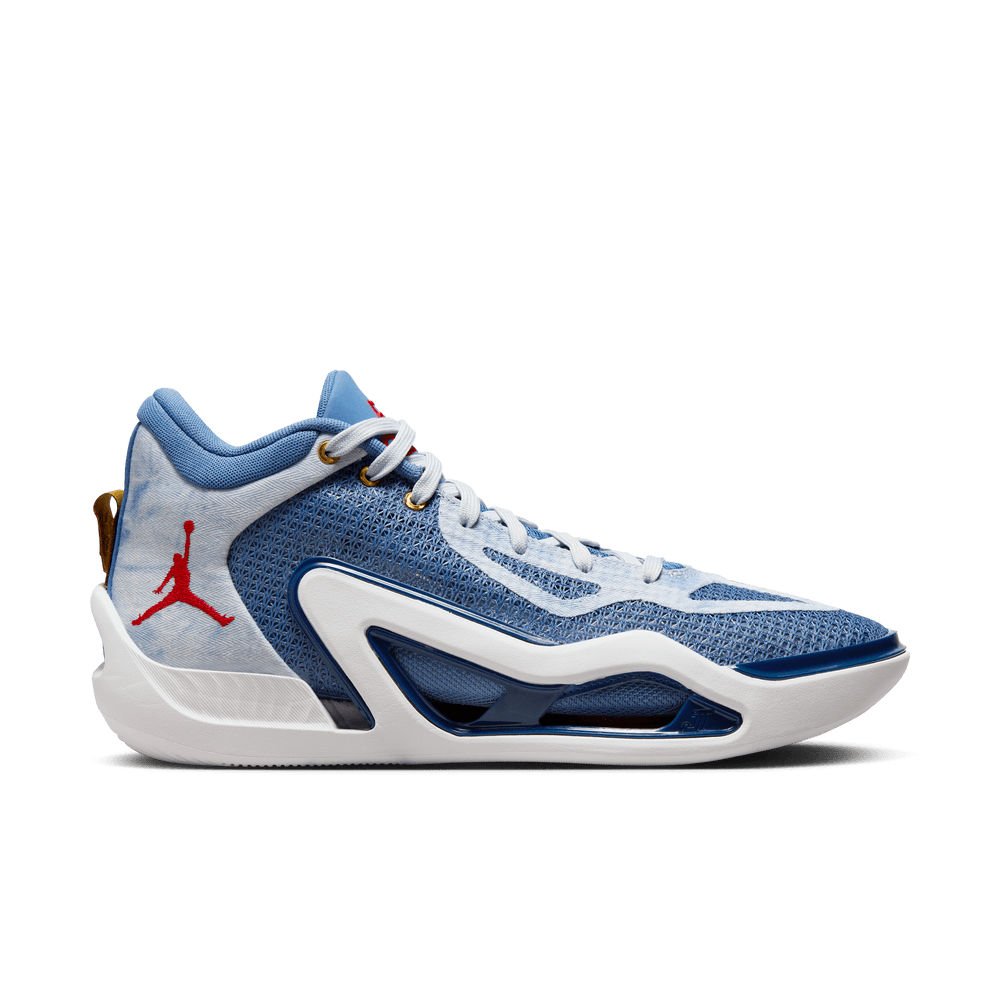 Jayson Tatum Tatum 1 Denim Basketball Shoes Stone Blue Red Bouncewear