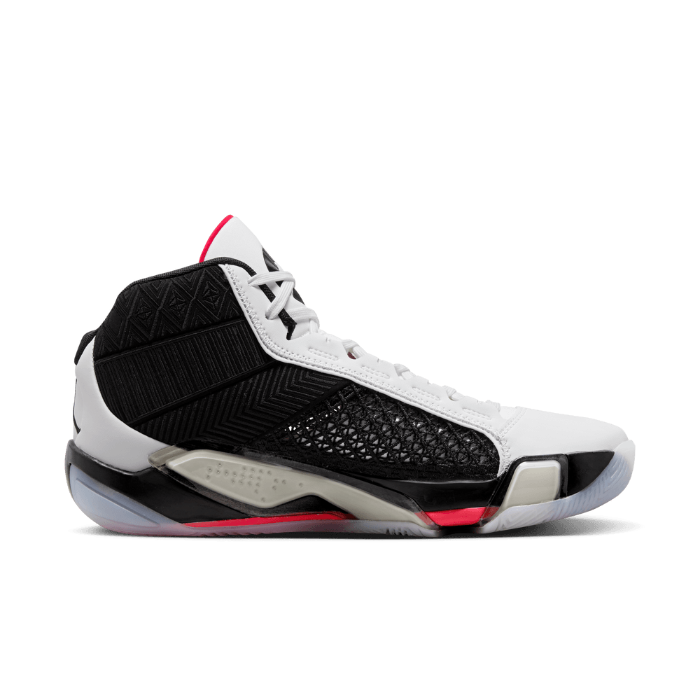 Air Jordan XXXVIII Fundamental Basketball Shoes Black White Red Bouncewear