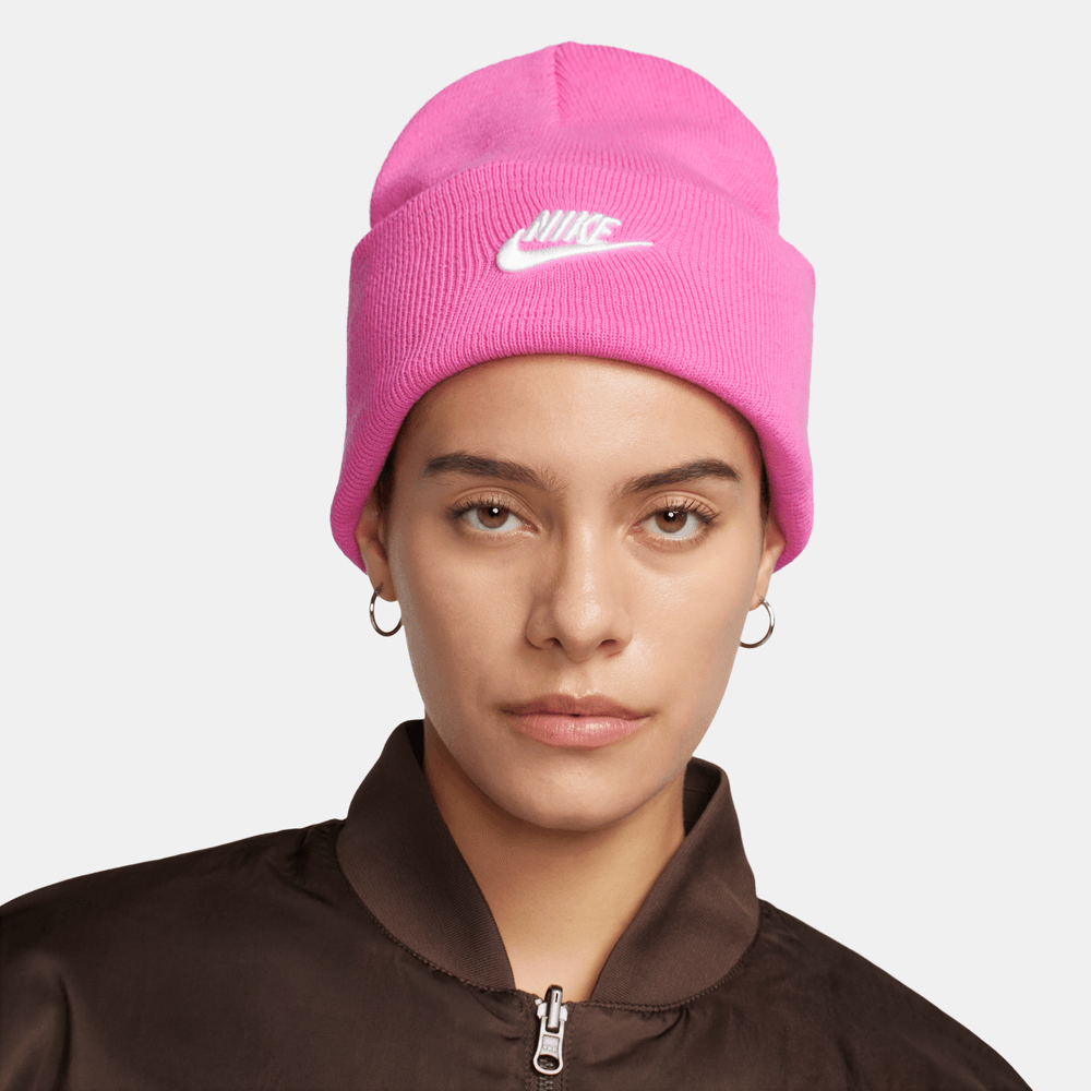 Nike Peak Tall Cuff Futura Beanie Pink White Page 2 Bouncewear