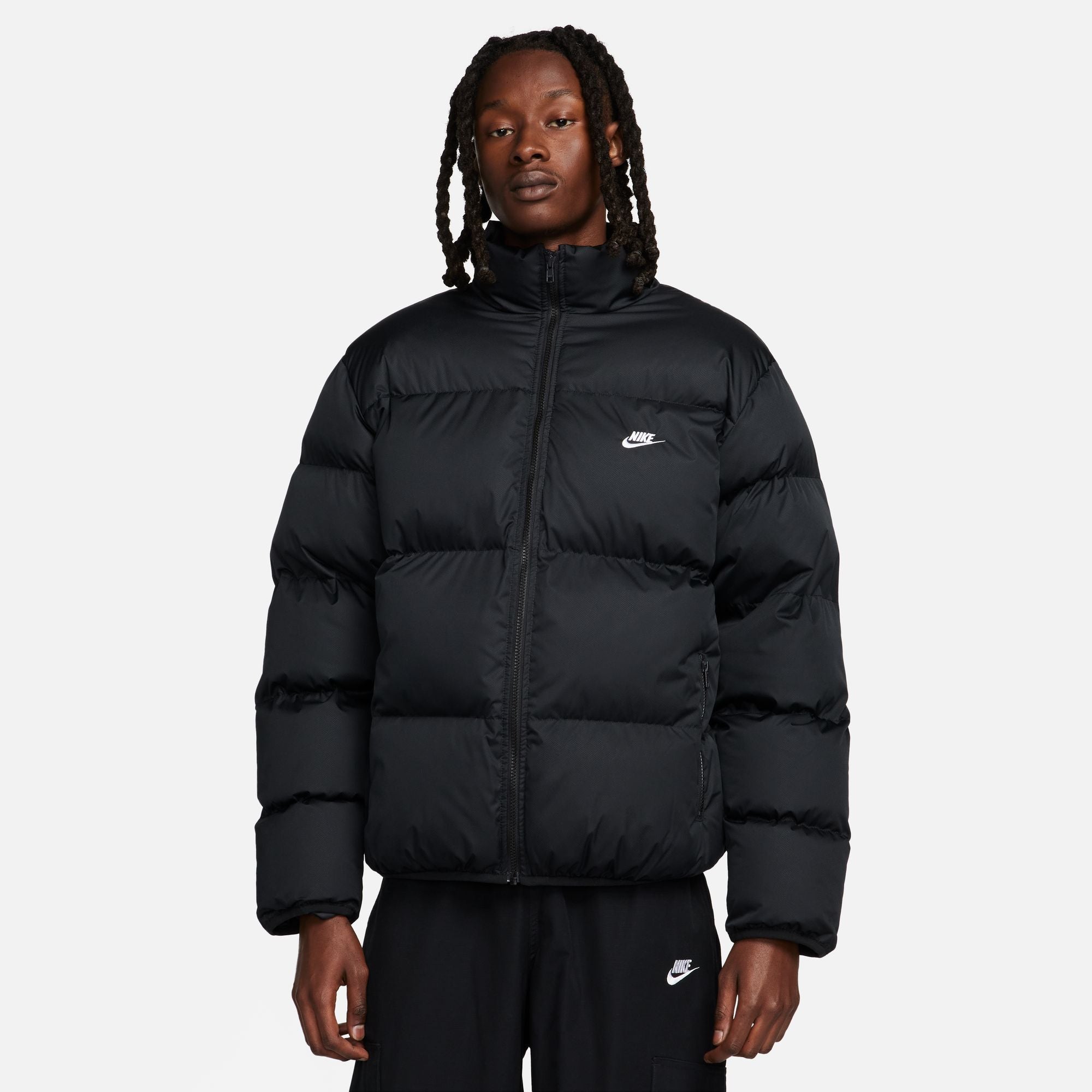 Nike Sportswear Club Men s Puffer Jacket Black White Bouncewear