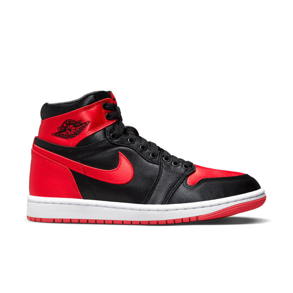 Black and red jordans for women shop