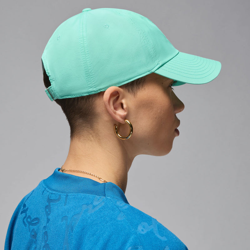 Jordan Club Cap Adjustable Unstructured Hat 'Emerald/White'