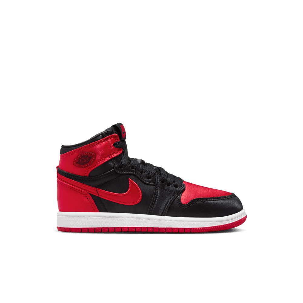 Jordan 1 Retro High OG Little Kids Shoes PS Black Red White Bouncewear