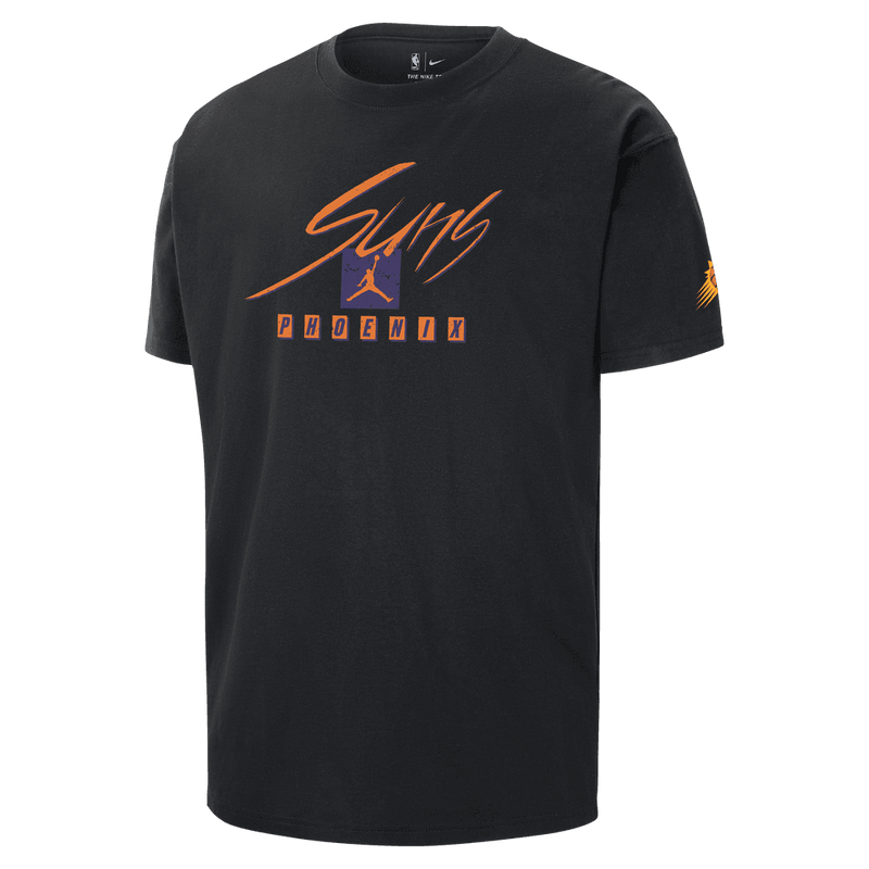 Phoenix Suns Courtside Statement Edition Men's Jordan NBA Max90 T-Shirt 'Black'