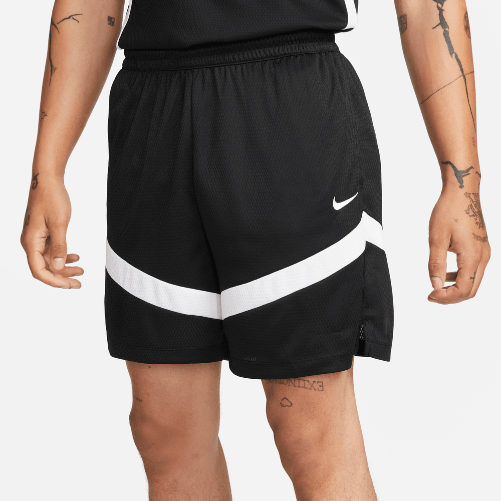Nike Icon Men s Dri FIT 6 Basketball Shorts Black White Bouncewear