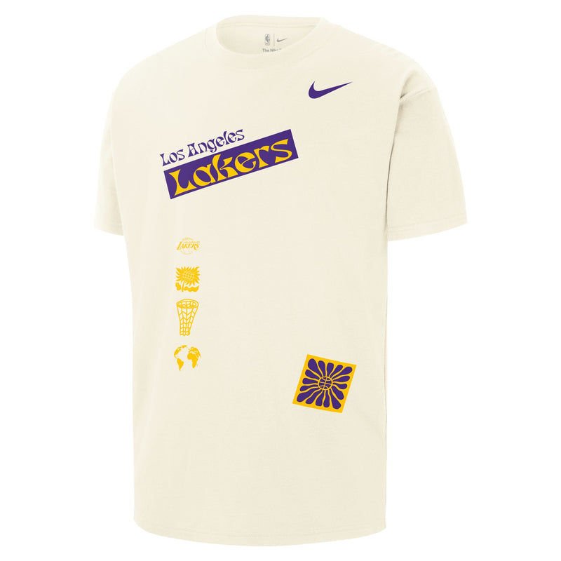 Los Angeles Nike NBA Courtside Men's T-Shirt 'Pure'