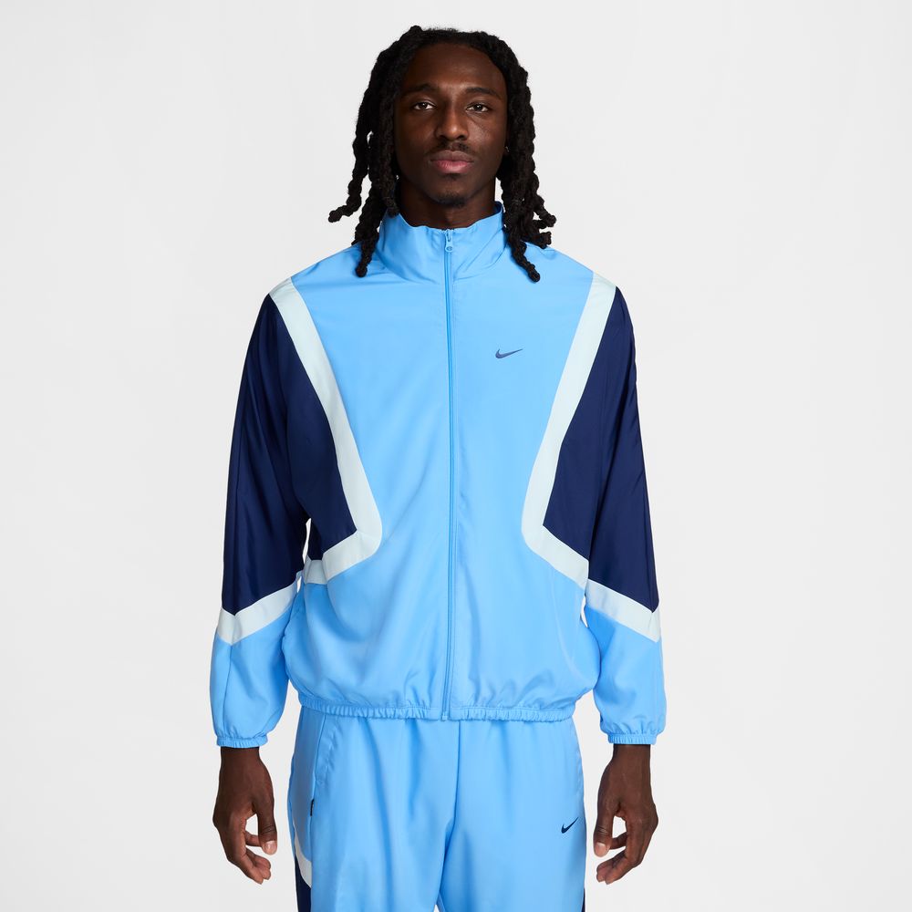 Men's Blue And White Nike Windbreaker Nike Icon Men's Woven