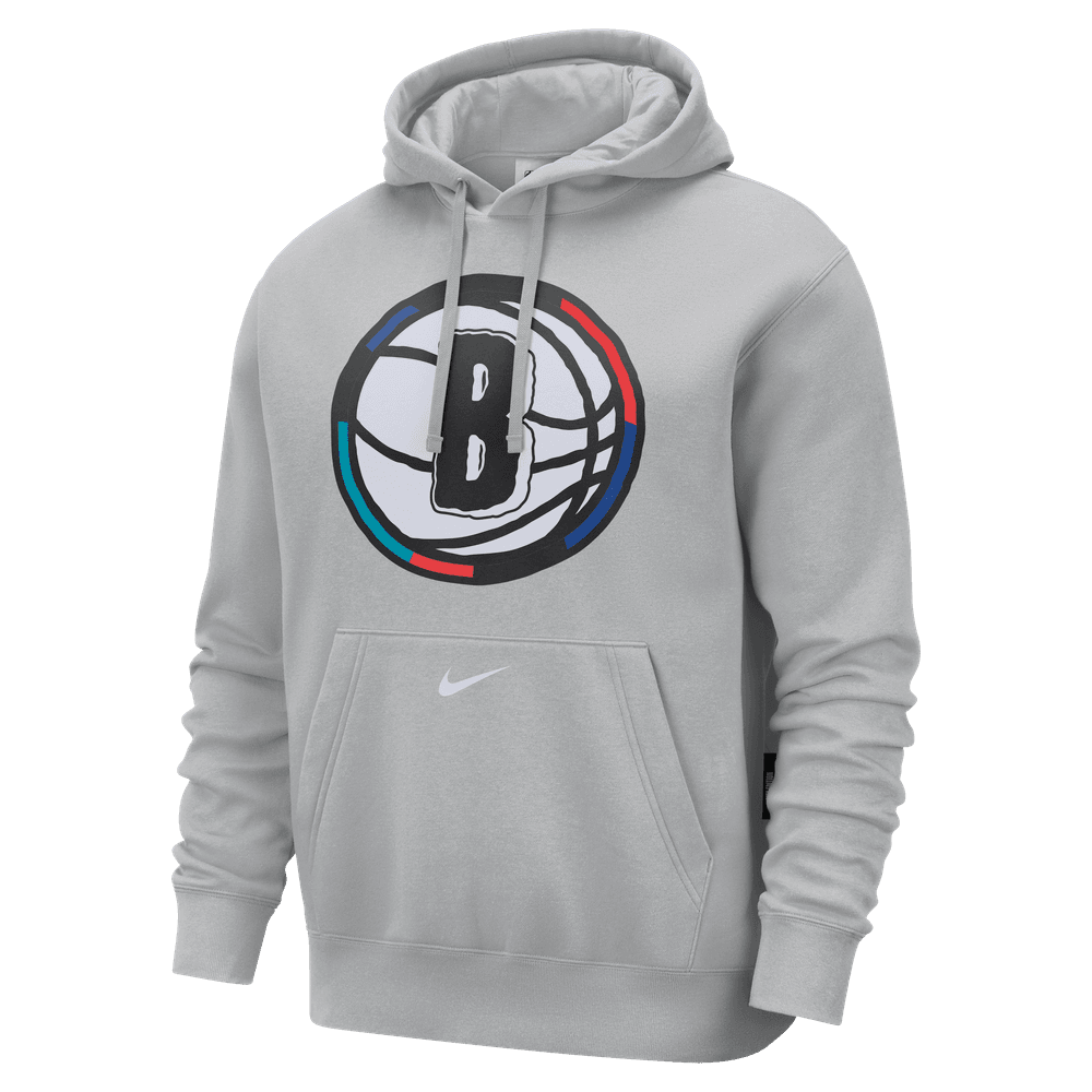 Brooklyn Nets Club City Edition Men's Nike NBA Fleece Pullover