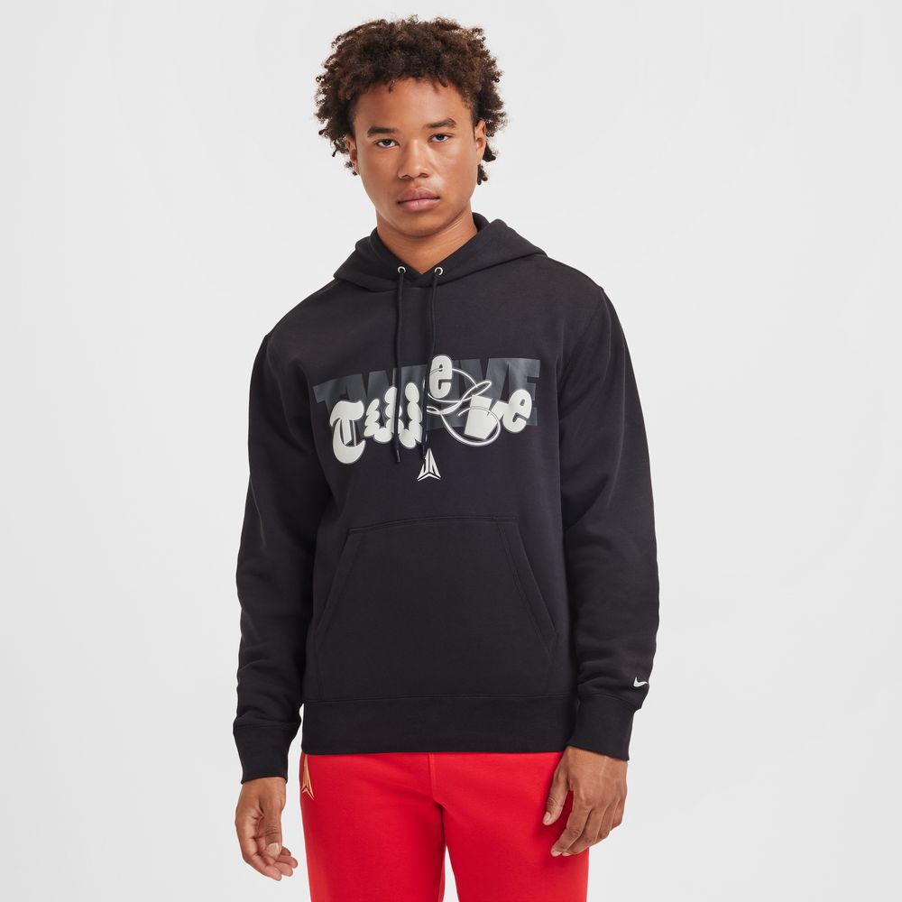 Ja Morant Ja Men's Fleece Basketball Hoodie 'Black/Silver