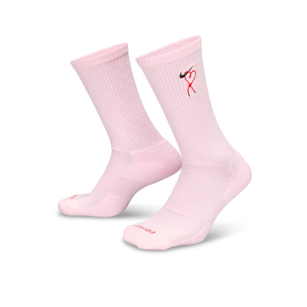 Nike Everyday Plus Cushioned Crew Socks (1 Pair) 'Pink/Red' – Page