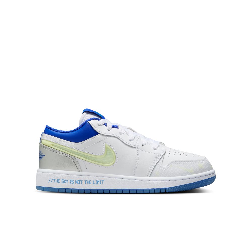Air Jordan Low Sneaker School Big Kids' Shoes (GS) 'White/Royal