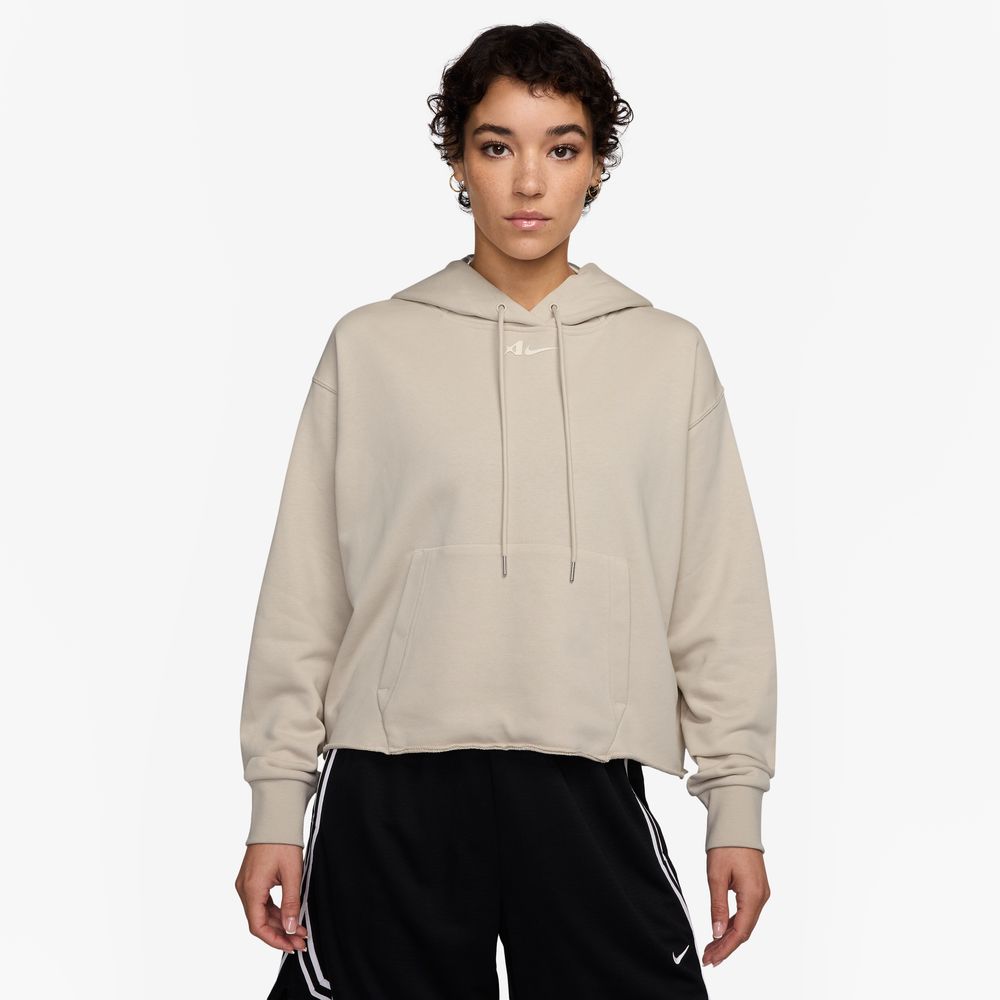 A'ja Wilson Women's Oversized Cropped Basketball Hoodie 'Desert