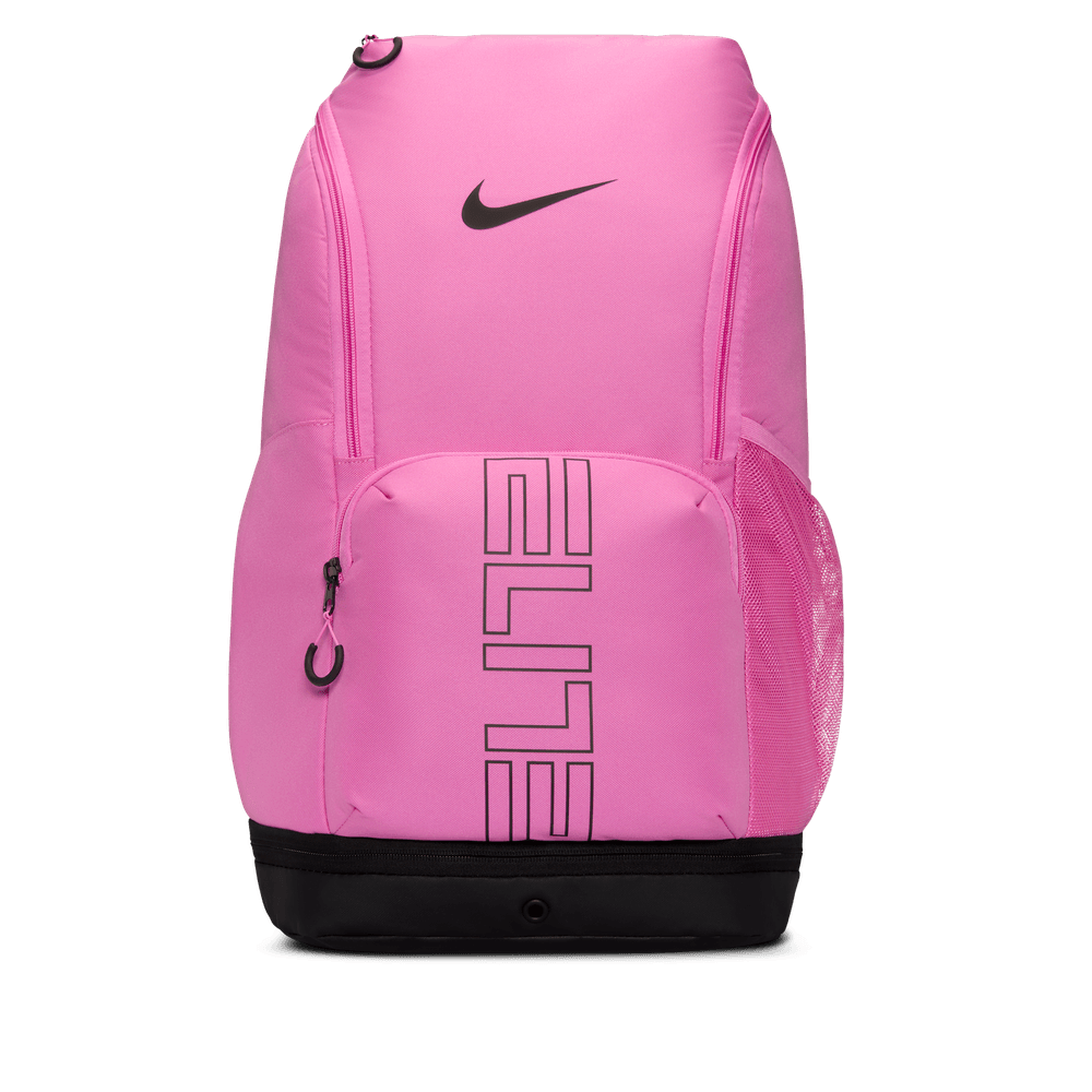 pink and black nike elite backpack