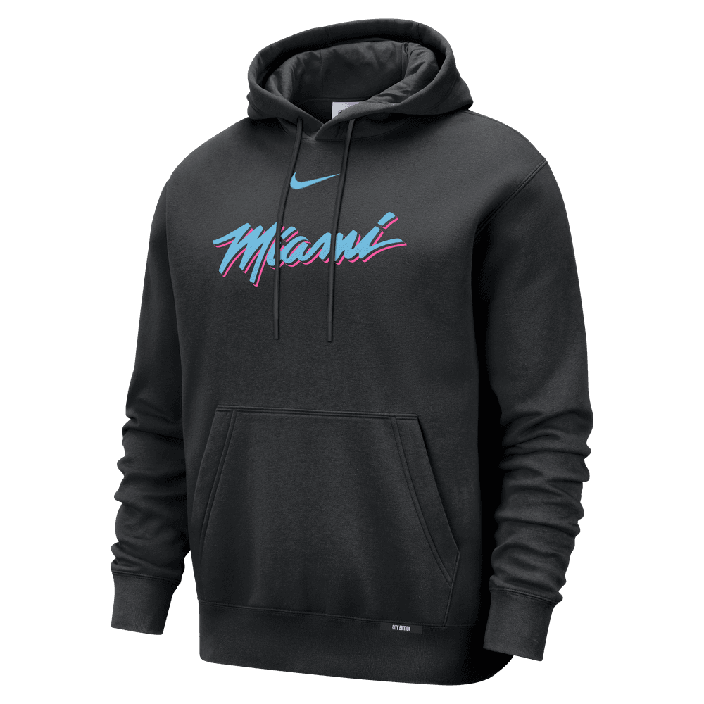 Miami Heat City Edition Men's Nike Basketball Club Pull-Over Miami Heat City Edition Men's Nike Basketball Club Pull-Over