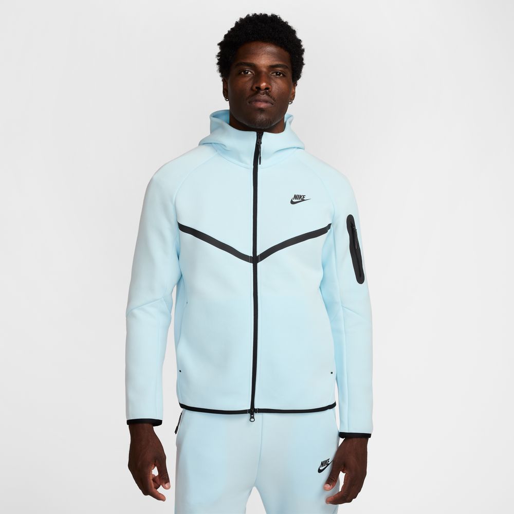 Nike Tech Men's Full-Zip Windrunner Hoodie 'Glacier Blue/Black