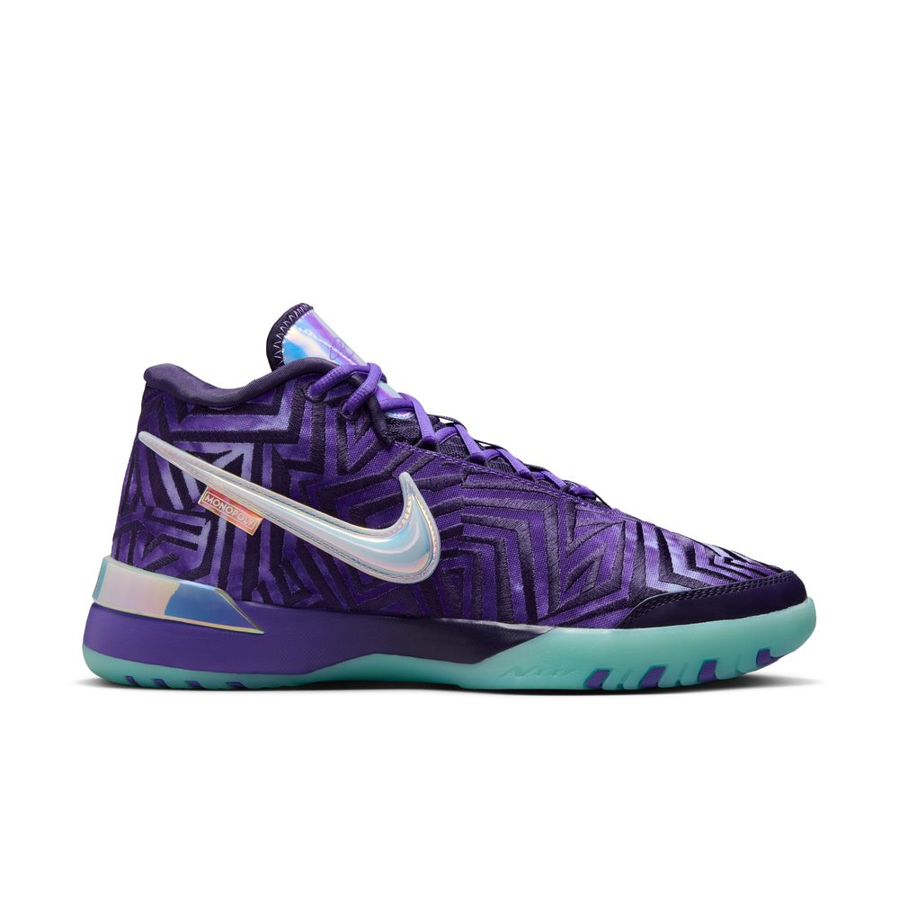 lebron james purple shoes
