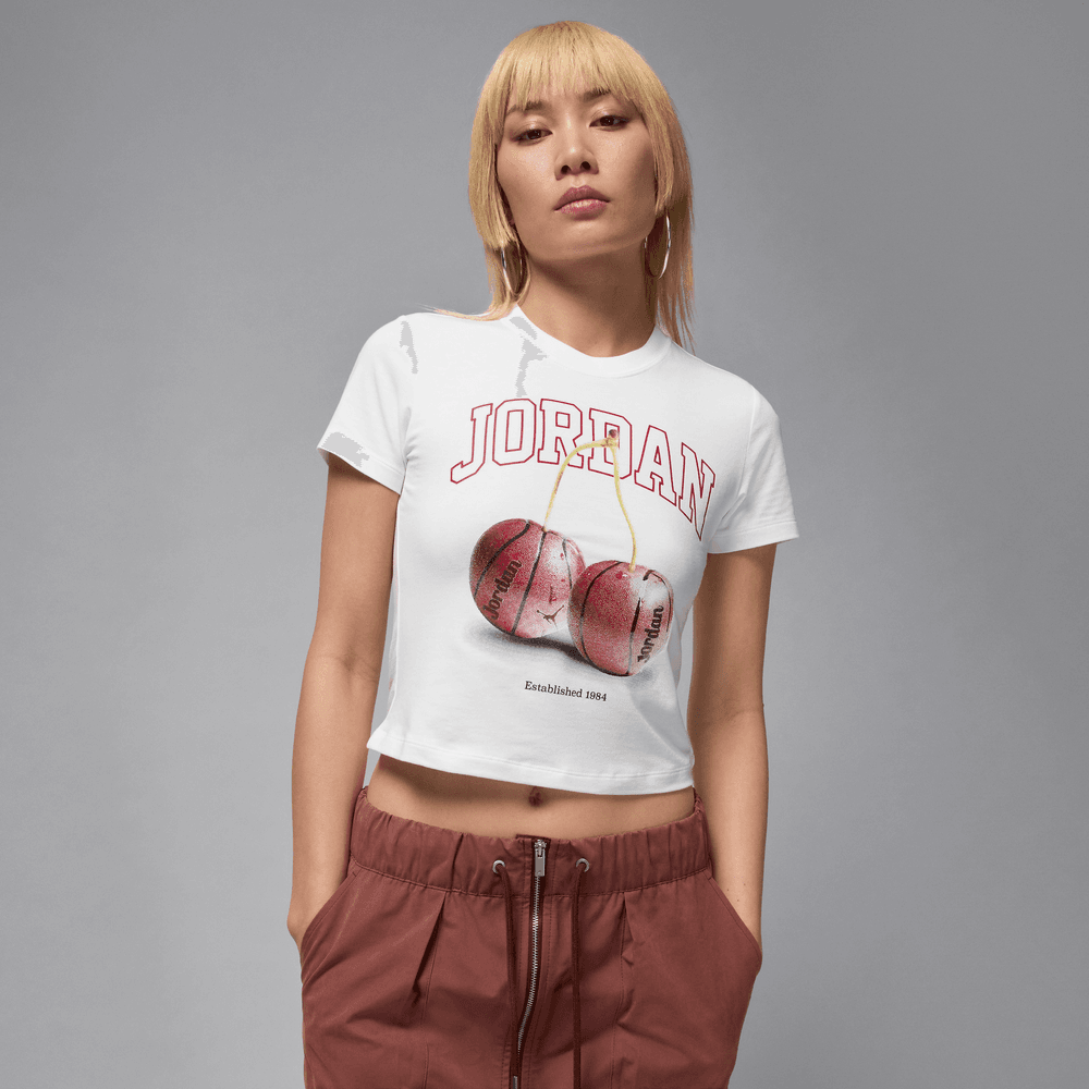 white jordan shirt women's