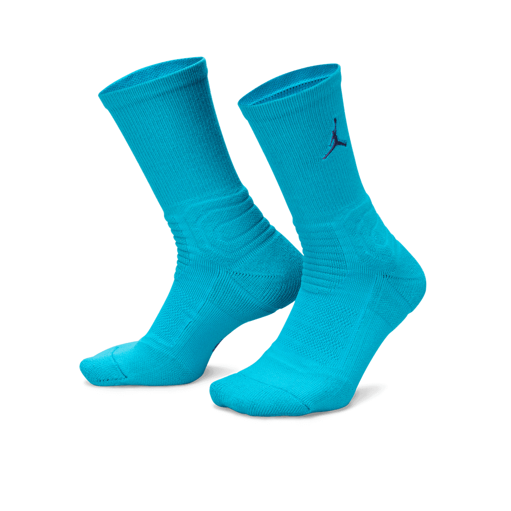 Jordan Flight Crew Basketball Socks Aquatone Purple Bouncewear