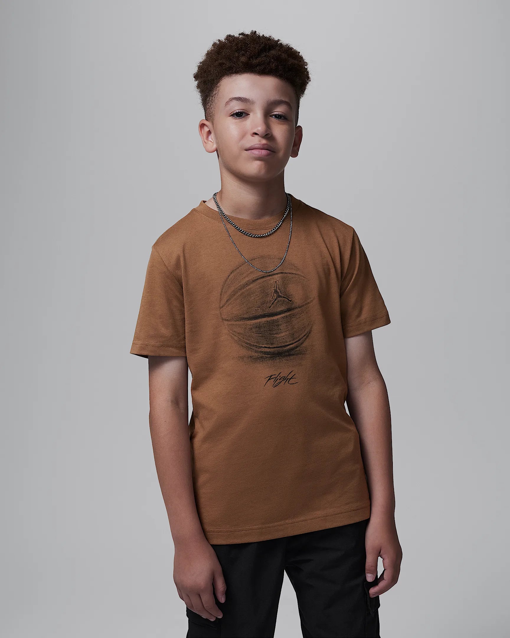 Jordan Big Kids' Game of Flight T-Shirt 'Brown' – Bouncewear