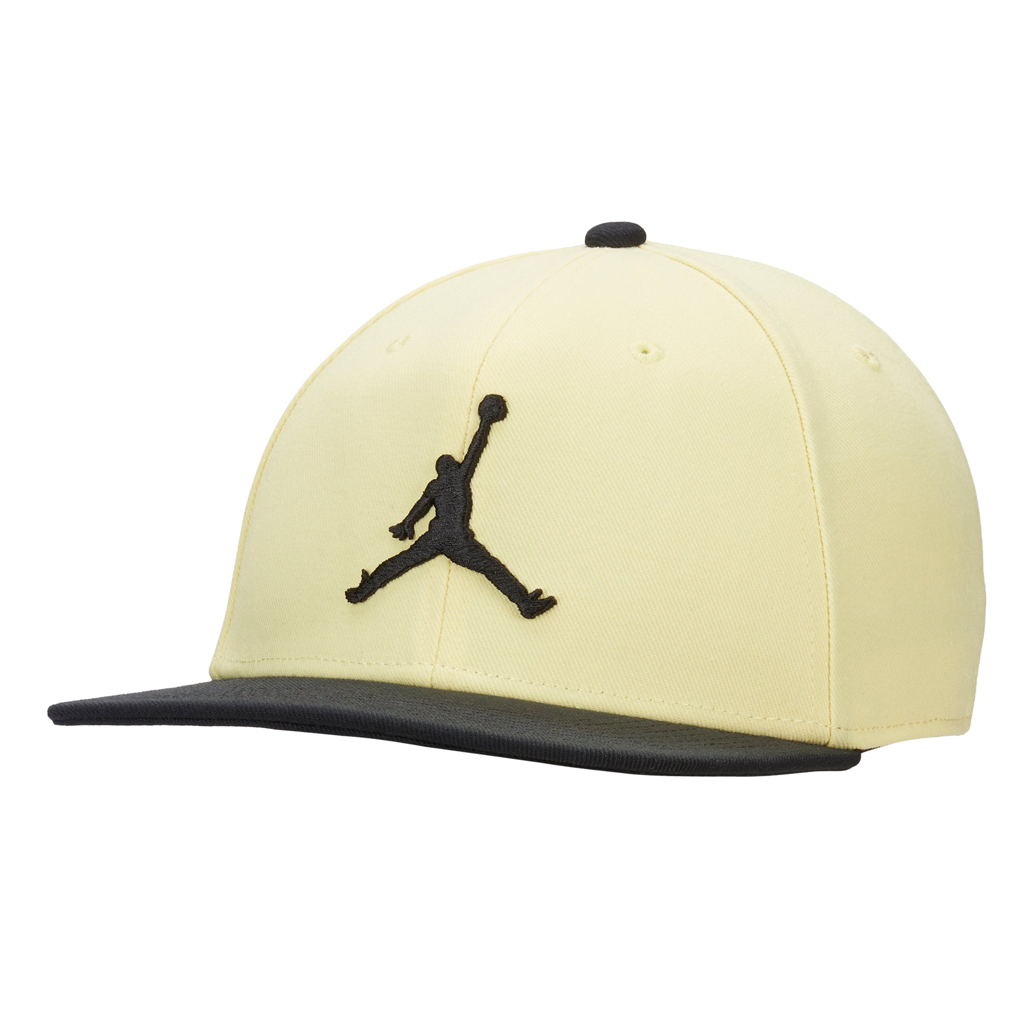 Jordan Pro Jumpman Snapback Hat 'Lemon/Black' - Main Image