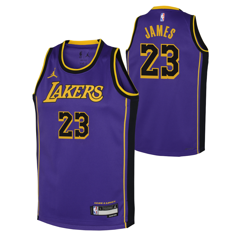 LeBron James Los Angeles Lakers Jordan Boys Statement Swingman Kids Je Bouncewear