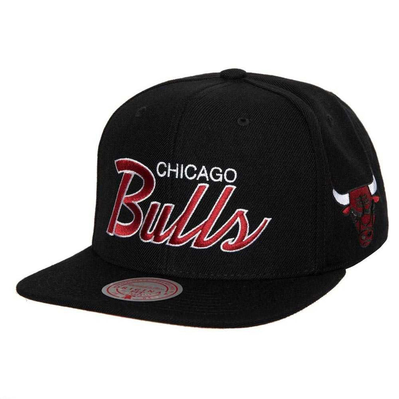 Mitchell & Ness NBA Team Script 2.0 Snapback Chicago Bulls Cap 'Black'