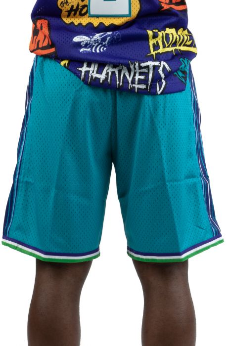 Mitchell & Ness Charlotte Hornets NBA Swingman Short 'Teal'