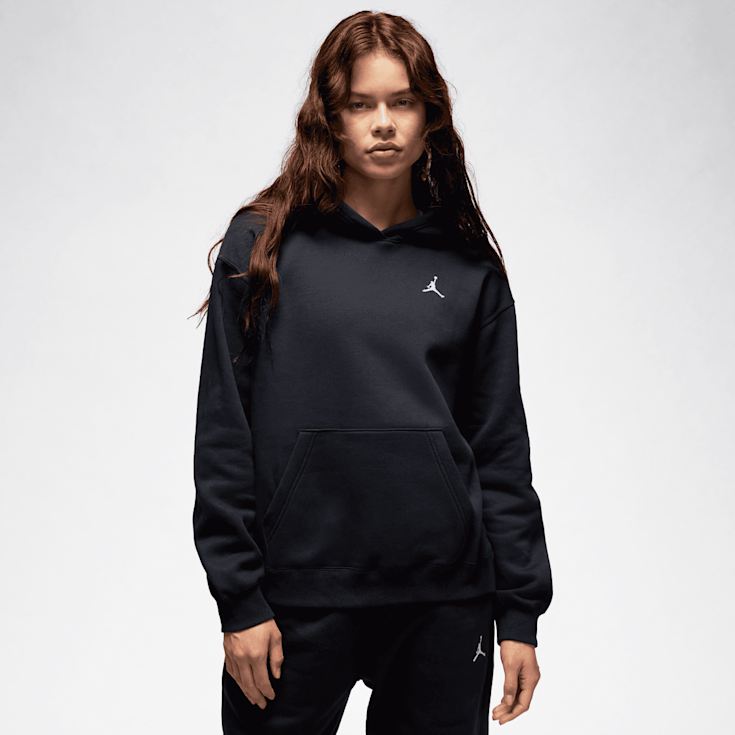 Jordan Brooklyn Fleece Women's Pullover Hoodie 'Black' – Bouncewear
