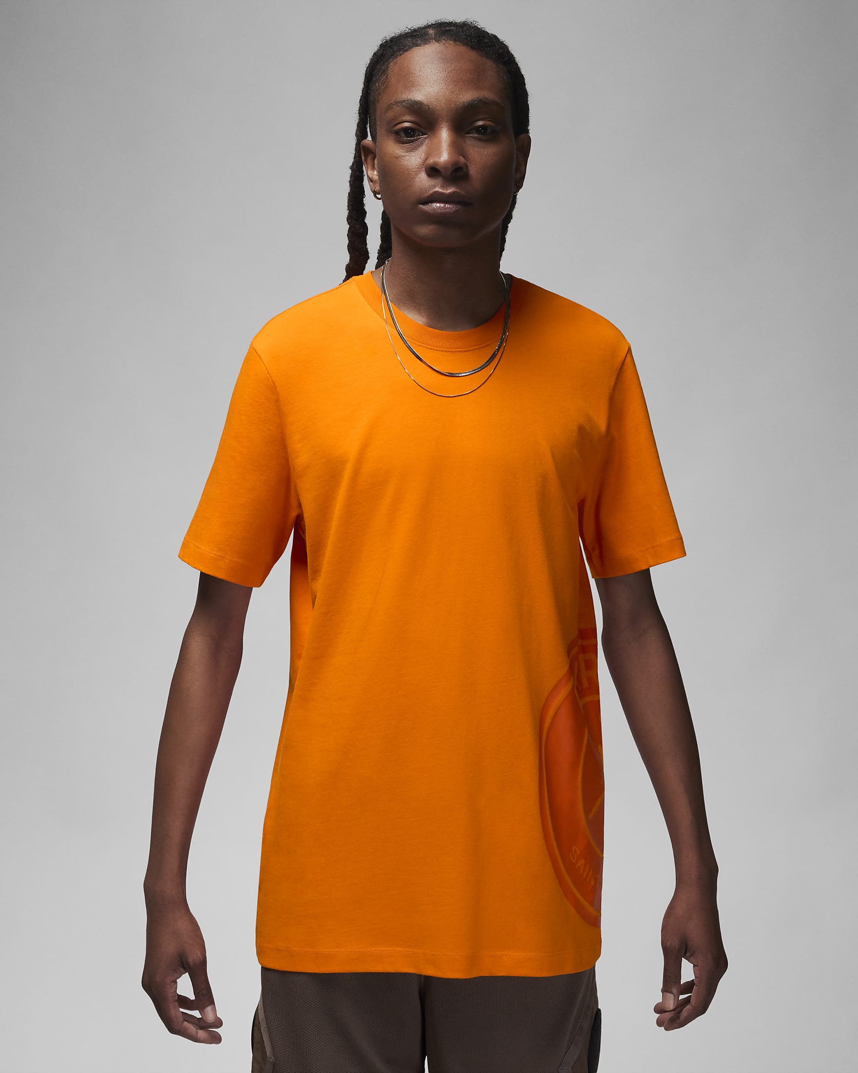 Paris Saint Germain Logo T-shirt Magma Orange – Bouncewear