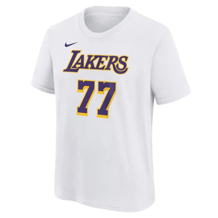 Nike Los Angeles Lakers Luka Doncic Icon Name & Number T-Shirt