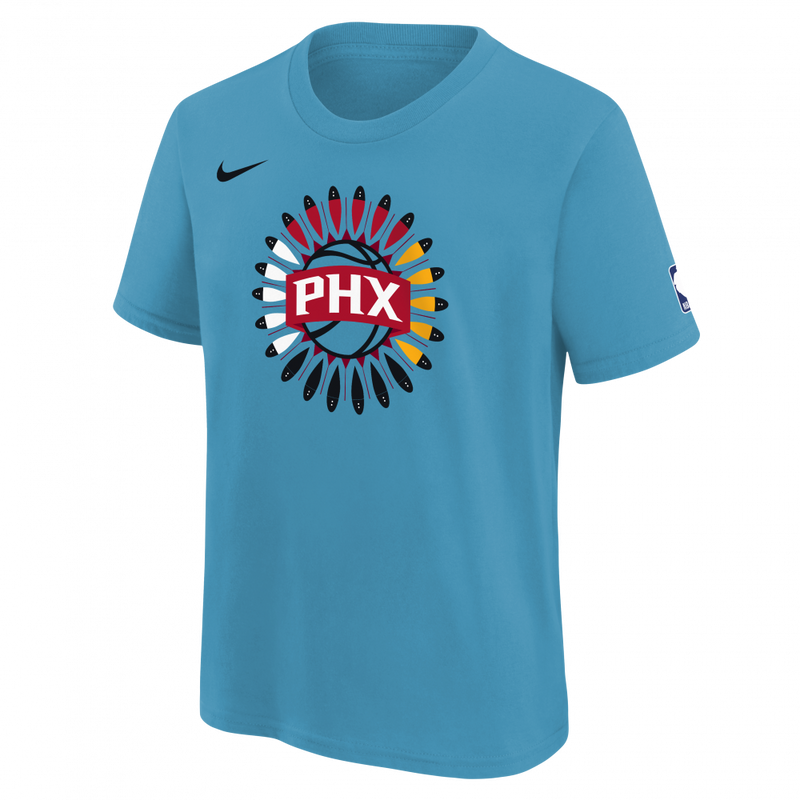 Phoenix Suns Nike Team Logo Nike City Edition Kids T-shirt 'Turquoise'