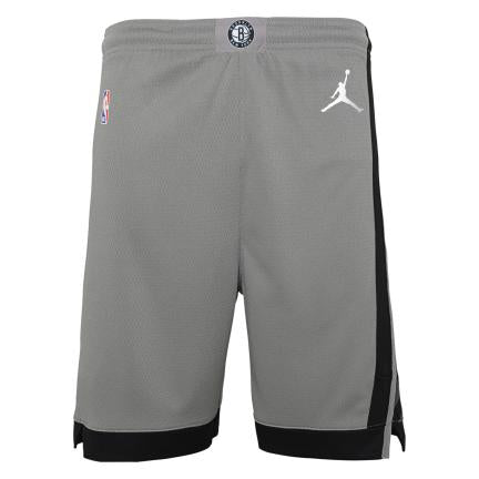 Brooklyn Nets Statement Edition 2020 Jordan NBA Swingman Shorts Kids 'Grey'  M DK GREY HEATHER